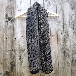 Velvet Burnout Scarf
